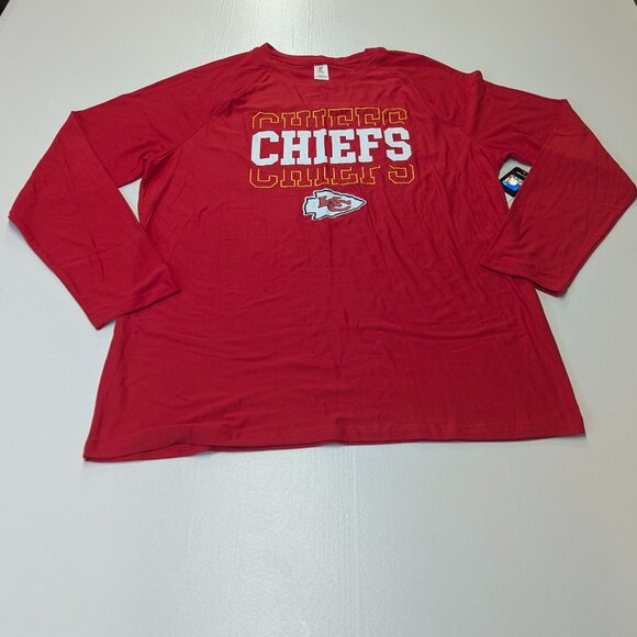 NWT NFL Team Apparel Red Size Large Chiefs Pajamas - Picture 5 of 7